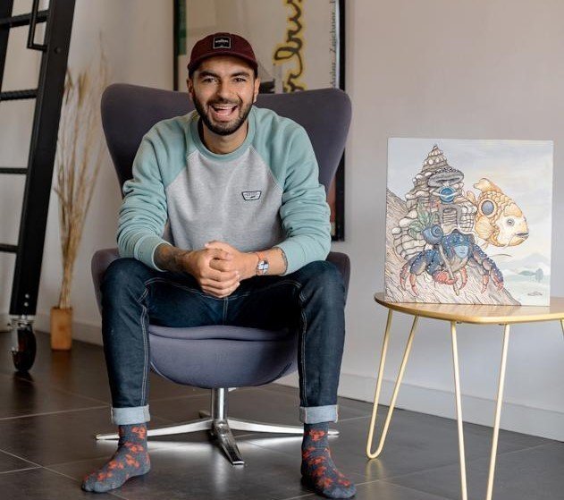 Diego Arboleda, egresado Diseño Grafico