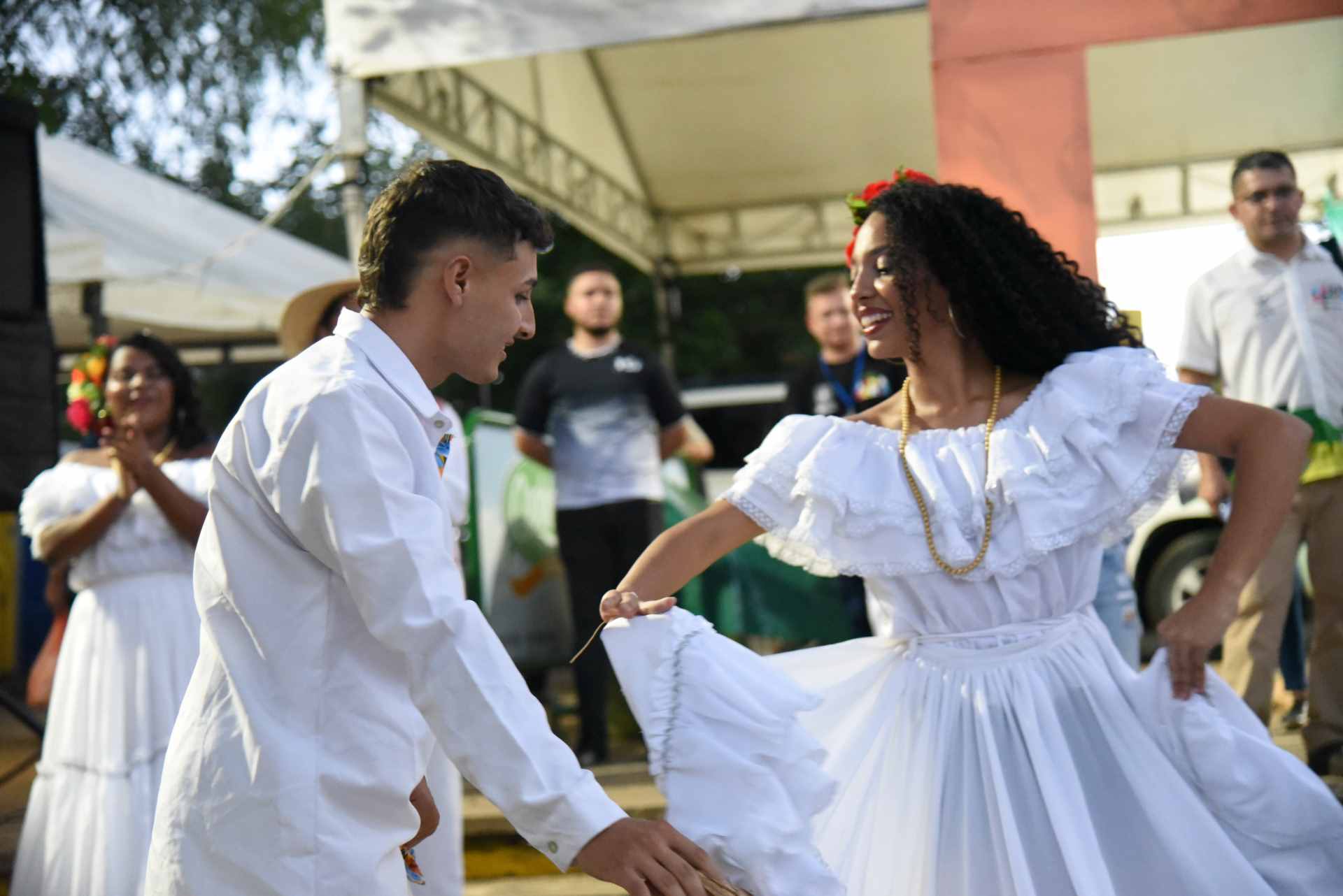 Muestra cultura, Raíces Caribeñas, en la apertura de la carpa académica Alianzas que Construyen