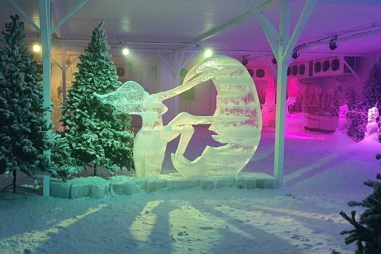 Escultura en hielo