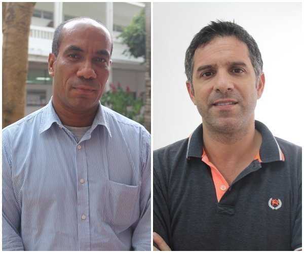 Merwan Chaverra Suárez y Massimo Leserri.
