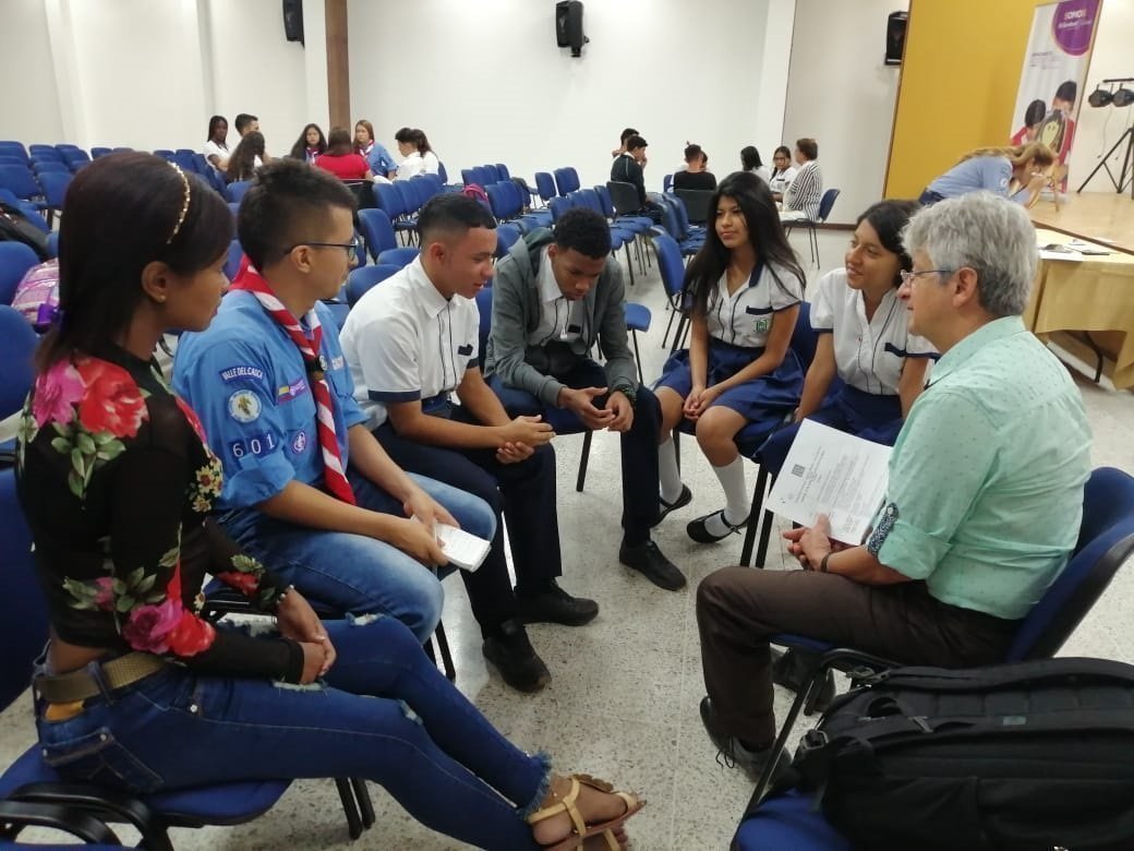 Taller de reflexión con los representantes de colegios, entidades.