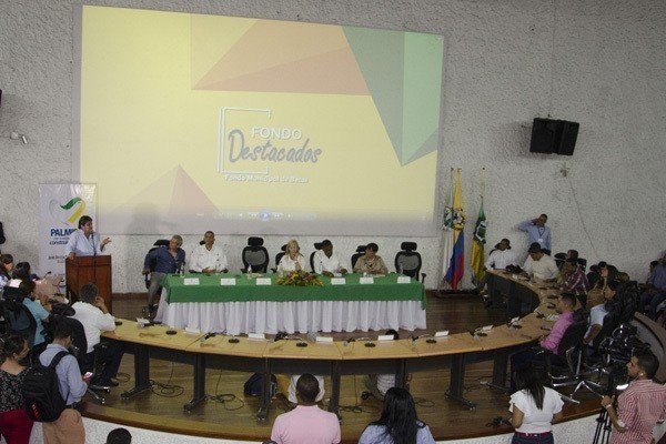 Acto protocolario presidido por el Alcalde de Palmira, Jairo Ortega Samboní