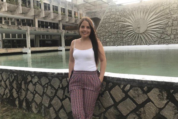 Natalia Osorio Mendivelso estudiante de Derecho- beneficiaria BRACOL realiza su intercambio en Brasil en la Universidad Federal de Río Grande del Norte - UFRN