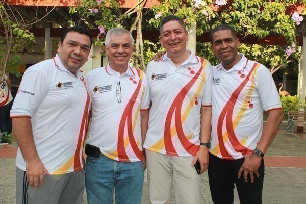    Los Rectores de UPB Colombia participaron activamente en el Encuentro. Pbro. Julio Jairo Ceballos Sepúlveda, rector general; Pbro. Gustavo Méndez, rector UPB Bucaramanga; Pbro. Raúl Jordán, rector de UPB Palmira y Pbro. Jorge Alonso Bedoya Vásquez.