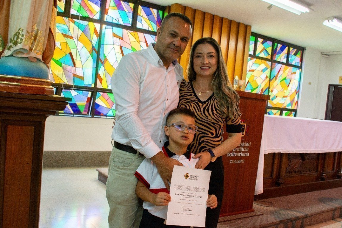 Andrés Arcila, padre de familia
