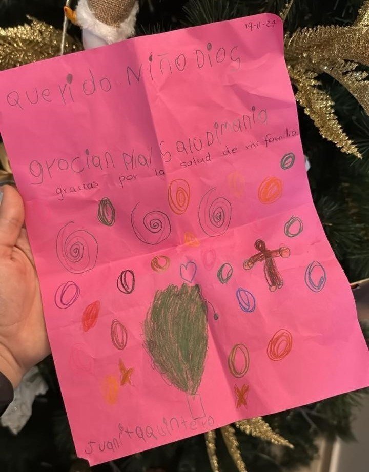 Cartas de Juanita Quintero Aristizábal y Luciana Henao, estudiantes de T°2.