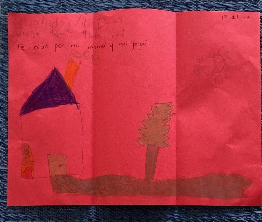 Cartas de Juanita Quintero Aristizábal y Luciana Henao, estudiantes de T°2.