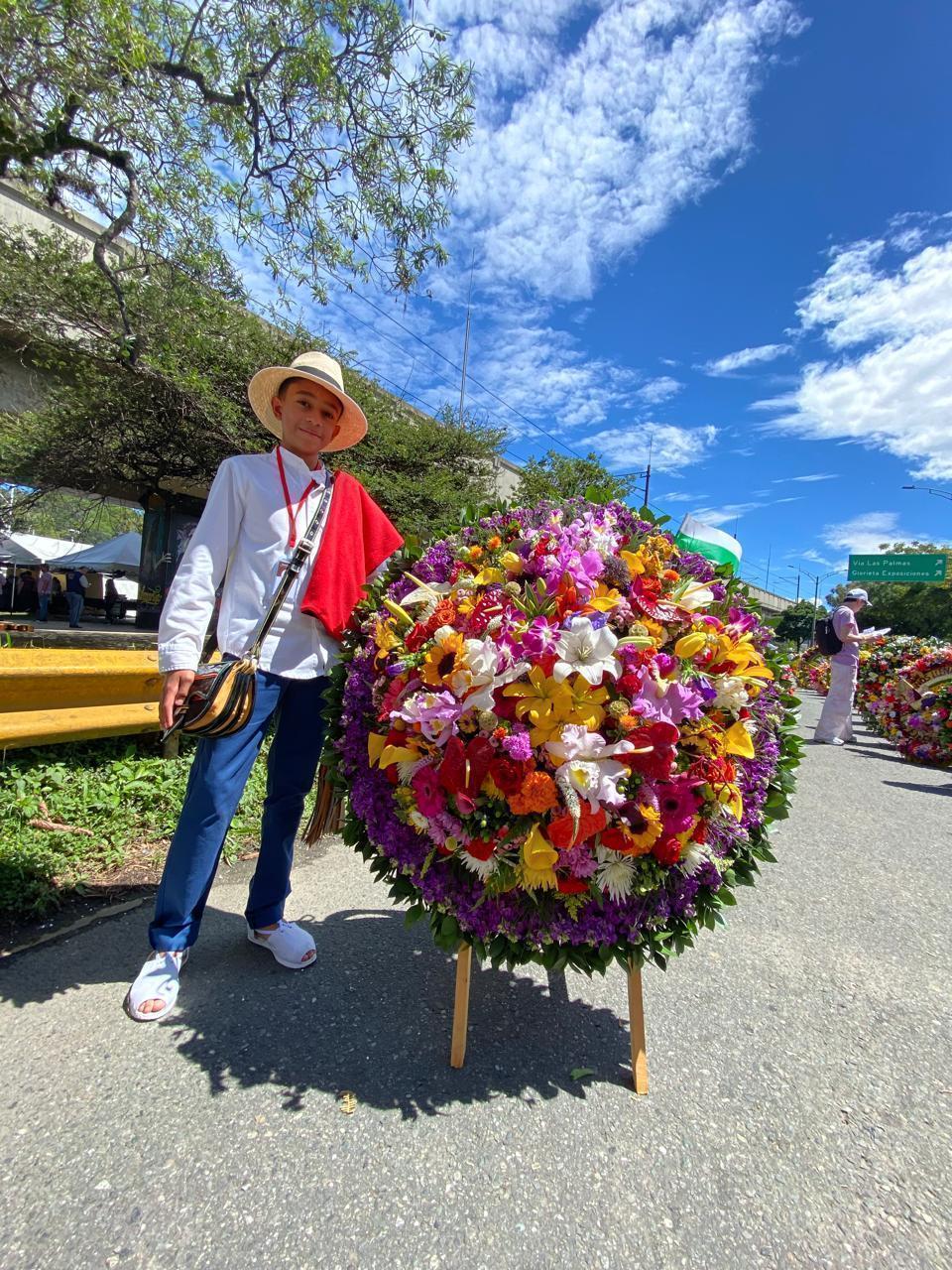 Simón Zapata Grajales en el Desfile de Silletero 2024