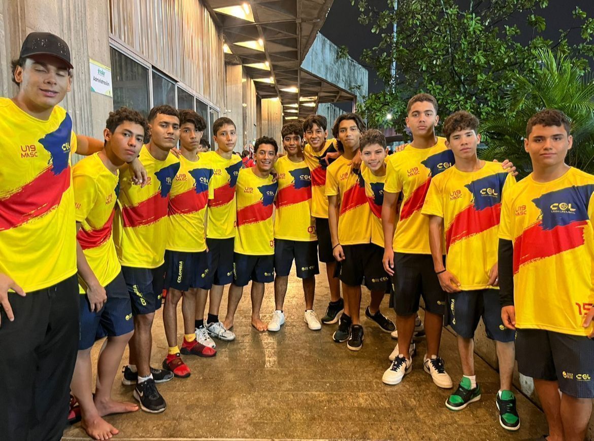 Foto de toda la selección Colombia