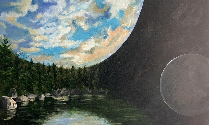 Otro Planeta. Óleo. 2019.