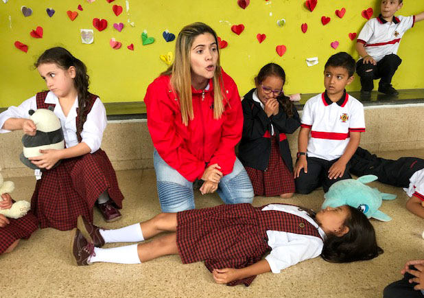 APH con estudiantes de primaria 