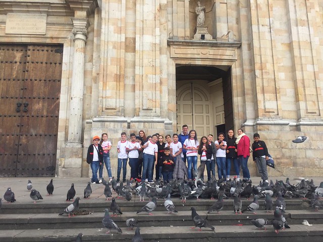 Estudiantes durante Expedición Bogotá - Boyacá