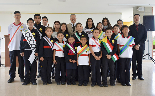 Representantes de grupo, Personera y Representante de los estudiantes del Colegio de la UPB sección Marinilla