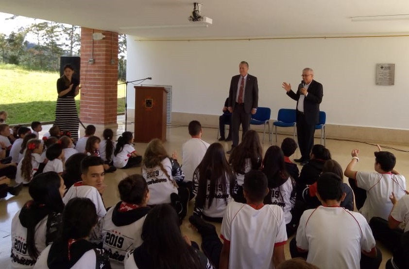 Presentación del nuevo Rector del Colegio UPB en Marinilla