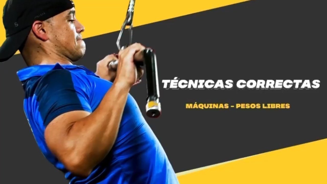 Técnicas correctas: máquinas - pesos libres